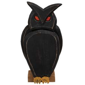 Distressed Wooden Primitive Owl #38195