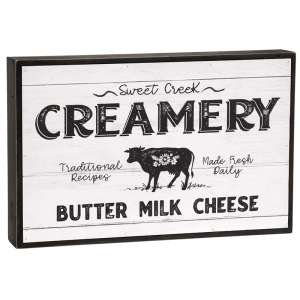 Sweet Creek Creamery Box Sign