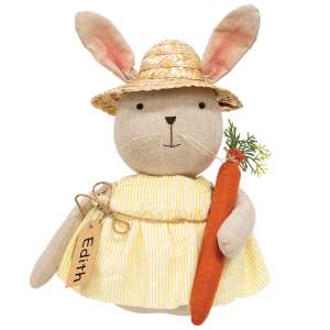 Edith Bunny Doll with Carrot #CS39150