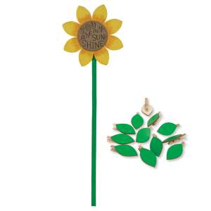 You Are My Sunshine Hanger With Leaf Clips, 13/Set 38303;