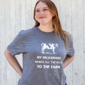 My Milkshake T-Shirt - Heather Graphite L174