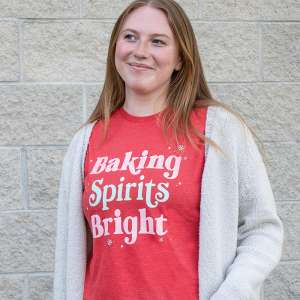Baking Spirits Bright T-Shirt - Red L175