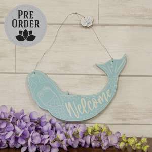 Welcome Mermaid Wall Hanger 38389