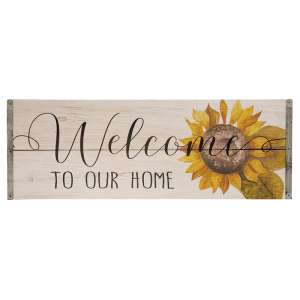 Welcome to Our Home Sign