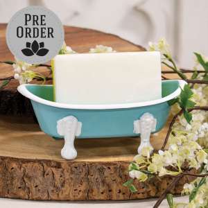 Teal Iron Bathtub Soap Dish 70204