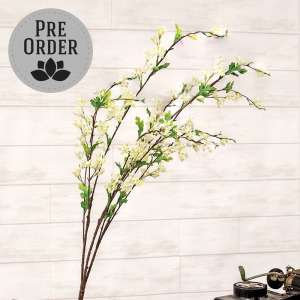 Cream Lilac Branch, 35" HJ092504