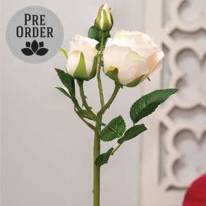 Blooming Blush Roses Pick, 17" HJ092506