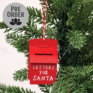 Letters For Santa Metal Ornament 65405