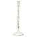 Distressed White Candle Holder - 14.5"  - # 60300