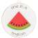 One in a Melon Round Easel Sign, 3 Asstd. #36038