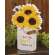 Let the Sunshine In Sunflower Bucket Chunky Sitter #36844