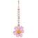 Beaded Pink Flower Ornament - 2 Asstd. #38362