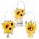 Hello Sunshine Sunflower Ornament - 3 Asstd. #38426