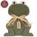 Rustic Wood "Ribbit" Frog Sitter 38281