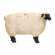 Distressed Carved Look Primitive Resin Sheep #65379