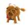 Fluffy Highland Cow with Bandana and Bell - 9" #CS39196