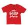 Only Santa Can Judge Me Youth T-Shirt - Red L180Y