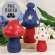 Wooden Americana Mushroom Sitters - 3/Set 38323