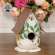 Distressed Metal Flower & Vine Birdhouse 70177