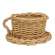 Natural Willow Coffee Cup & Saucer Basket - 4.5" x 2.5" HAC2454