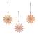 Pastel Wooden Daisy Ornament, 3 Asstd. RJA5532