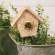 Natural Woven Seagrass Mossy Birdhouse Pick SA112522