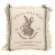 Sweet Rabbit Run Slate Feed Sack Striped Pillow, 10" 19295