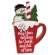 Full Of Love Chunky Winter Mug Sitter - 7.5"H #38744