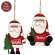 Believe & Bright Santa & Tree Wooden Ornament - 2 Asstd. #38755