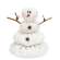 White Sherpa Melting Snowman - 6"H #CW4053