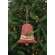 Stuffed Distressed Merry and Bright Bell Ornament #U24058