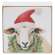 Merry Christmas From the Farm 2" Square Block - 4 Asstd. #38603