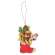 Retro Look Wooden Puppy, Kitten, & Reindeer Ornaments, 4/Set 38676