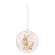 Winter Woodland Friend Round Ornament, 3”, 4 Asstd. 38894