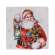 Santa with Lantern Metal Sign 65399