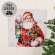 Santa with Lantern Metal Sign 65399