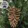 Bronze Tipped Pinecone Ornament, 5.5" SA112610