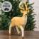 Felted Spotted Standing Deer, 16.5"H RH232504