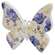 Wooden Vintage Floral Butterfly Sitter - 3 Asstd.