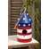 Distressed Metal Americana Firecracker Birdhouse