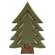 2/Set, Wooden Christmas Tree Cutout Set