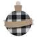 Buffalo Check Traditional Customizable Clip Ornament, 3 Asstd.