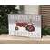 Barnyard Christmas Red Tractor Box Sign