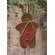 Stiffened Fabric Primitive Gingerbread & Heart Ornament