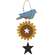 Distressed Wooden Bird & Flower Hanger, 2 Asstd.