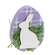 Sitting Bunny Purple Plaid Egg Sitter