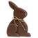 Large Distressed Wooden Chunky Sitting Bunny, 2 Asstd.