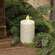 Warm Glow White Glitter Flicker Flame Timer Votive, 3"