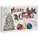 Merry Christmas Cardinal, Tree & Ornaments Box Sign