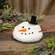 White Melting Top Hat Snowman Head